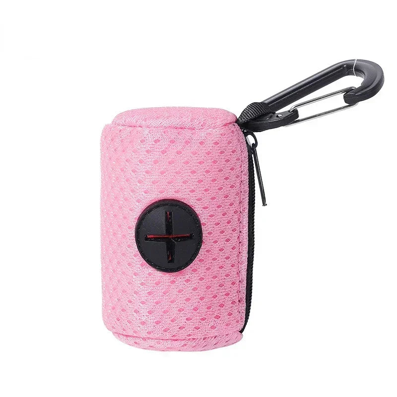 Dog Poop Bag Dispenser Hangingable Dog Poop Bag Holder Poo Bags Dispenser forDogs Walking Garbage Bags Dispensers Pet Supplies