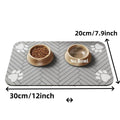 Absorbent stain resistant pet mat