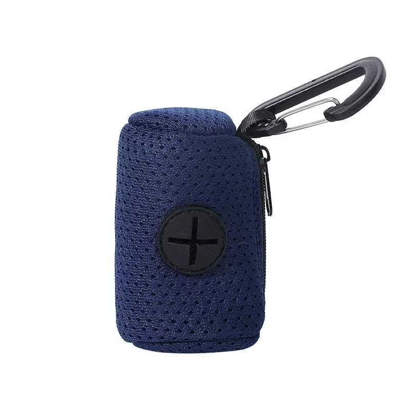 Dog Poop Bag Dispenser Hangingable Dog Poop Bag Holder Poo Bags Dispenser forDogs Walking Garbage Bags Dispensers Pet Supplies