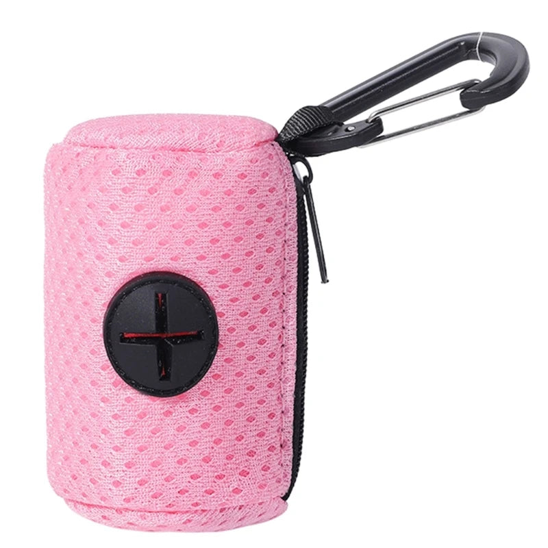 Dog Poop Bag Dispenser Hangingable Dog Poop Bag Holder Poo Bags Dispenser forDogs Walking Garbage Bags Dispensers Pet Supplies